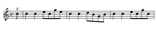 The HOUSE OF ACHLUNCART - staff notation