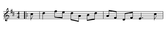 The House of Drummmuir - staff notation