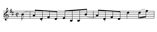 the House of Letterfourie, a Reel - staff notation