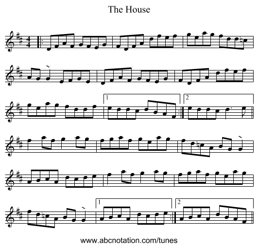 The House - staff notation