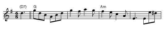 The Household Brigade - staff notation