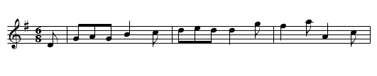 The Howlet And The Weazle - staff notation