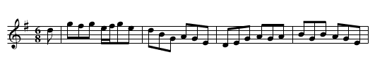 The Humors of Bantry - staff notation