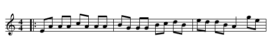 The Humors of Schull - staff notation