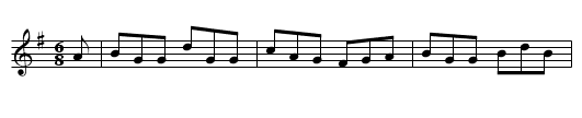 The Humours Of Ballingarry     (jig)  0828 - staff notation