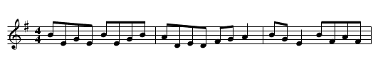 The Humours of Castlefin - staff notation