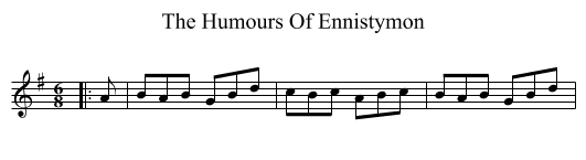 The Humours Of Ennistymon - staff notation