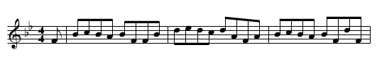 The Humours of Glen - staff notation