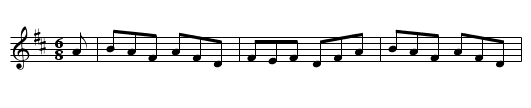 The Humours of Glendart - staff notation