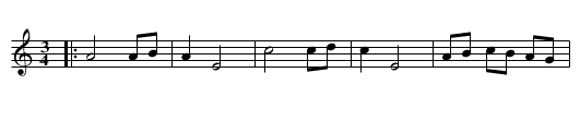 the Humours of Glyn - staff notation