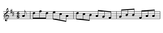 The Humours of Whiskey (jig)  0784 - staff notation