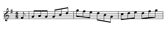 The Humours of Winter  (jig)  0922 - staff notation