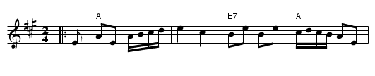 The Huntsmen's Chorus - staff notation