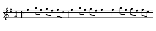 The Illumination 9th February 1781 - staff notation