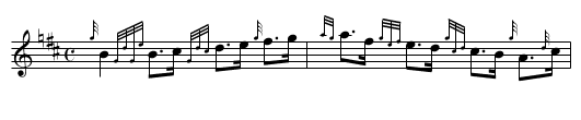 The Inverness Fiddler - staff notation
