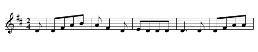 The Irish Girl - staff notation