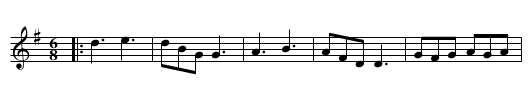 The IRISH HUT - staff notation