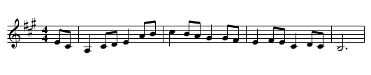 The Irish Rover - staff notation