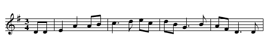 The Irish Waltz - staff notation