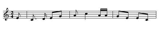 The Jealous Lover - staff notation