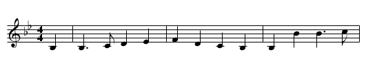 The Jolly Beggar - staff notation