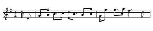 The Jolly Beggar - staff notation
