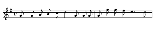 the JOLLY BEGGAR - staff notation