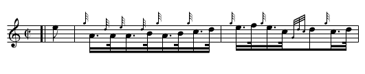 The Jolly Beggerman - staff notation