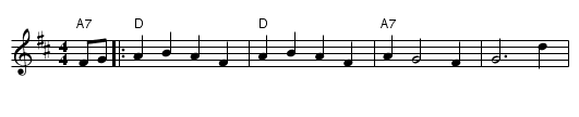 The Jolly Coppersmith - staff notation