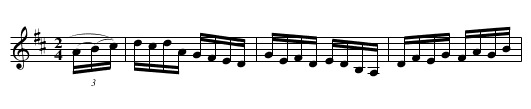 THE JOLLY LITTLE BOY - staff notation