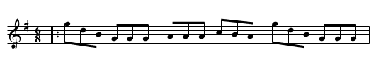 The Jolly Night - staff notation