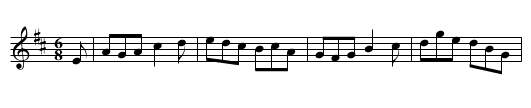 The Jolly Old Man - staff notation