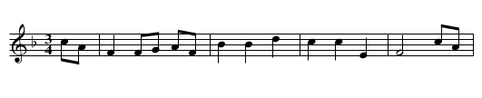 The Jolly Sailor - staff notation