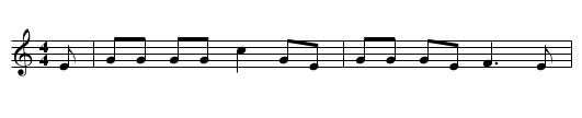 The Jolly Soldier - staff notation