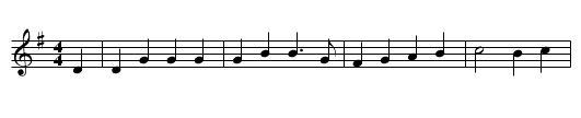 The Jolly Tinker (4) - staff notation
