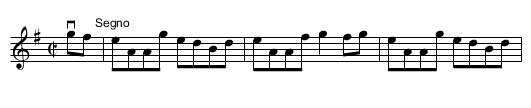 The Jolly Tinker's Reel - staff notation