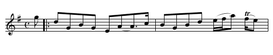 The Joram. - staff notation