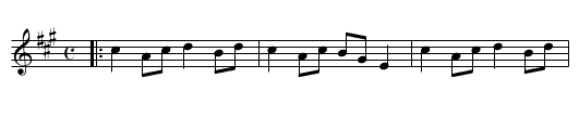 The KEEL ROW - staff notation