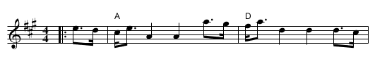 The Kendoon Strathspey - staff notation