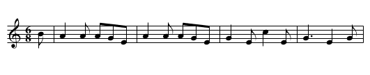 The Kerry Jig - staff notation