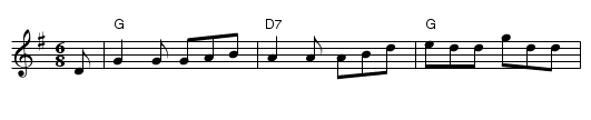 The Kesh Jig - staff notation