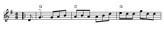 The Kesh Jig - staff notation