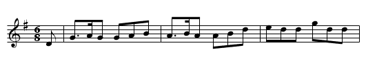 The Kesh Jig - staff notation