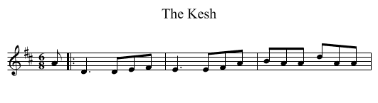 The Kesh - staff notation