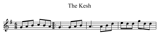 The Kesh - staff notation