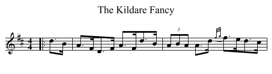 The Kildare Fancy - staff notation
