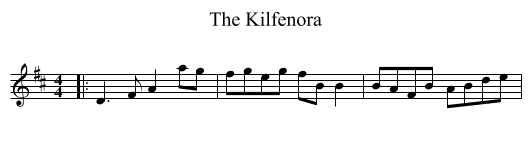 The Kilfenora - staff notation