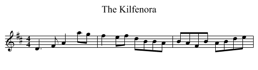 The Kilfenora - staff notation