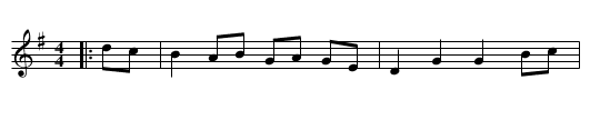 The Kilkenny Hornpipe - staff notation