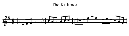 The Killimor - staff notation